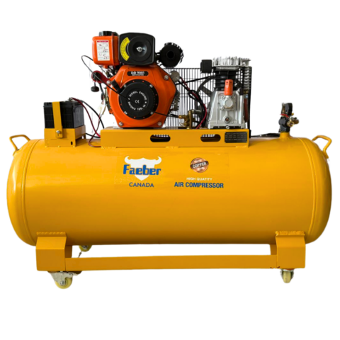 Faeber Air Compressor Diesel, 300ltr, 5hp