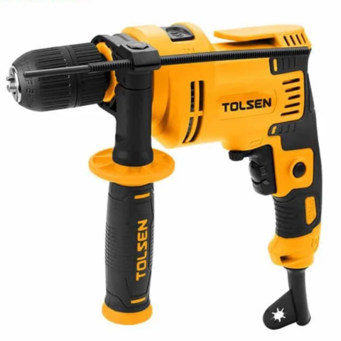 13MM AUTOMATIC CHUCK 650W HAMMER DRILL (INDUSTRIAL), 79504, TOLSEN
